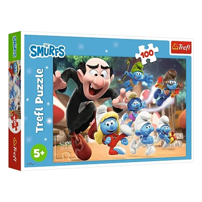 Пазл Trefl The Smurfs Уроки тата Смурфа 100 елементів (5900511164817)