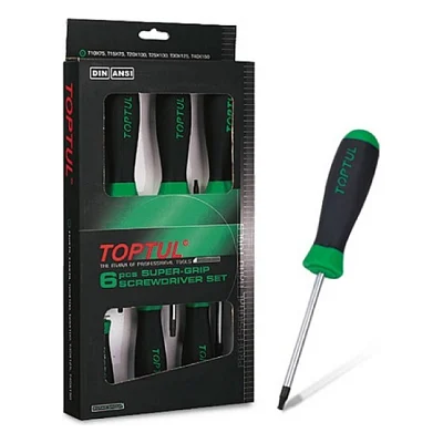 Набір викруток Toptul TORX з отвором T10-T40 (GAAE0610)
