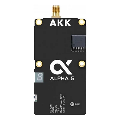Відеопередавач (VTX) AKK Alpha 5 5W 5.8GHz 80CH (58G5VTX)