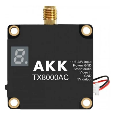 Відеопередавач (VTX) AKK Ultra Long Range 8W 4.9G-6G 96CH (TX8000AC)