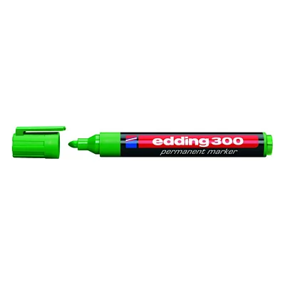 Маркер Edding перманентний Permanent 1.5-3 мм Зелений (e-300/04)