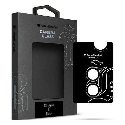 Скло захисне Armorstandart for Camera Supreme BI Apple iPhone 17 Black (ARM86442)