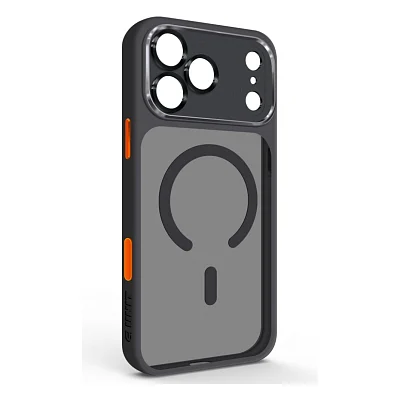 Чохол до мобільного телефона Armorstandart Unit-C MagCase SE Apple iPhone 17 Pro Max Black Orange (ARM86322)