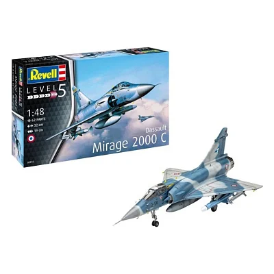 Збірна модель Revell Літак Dassault Mirage 2000C , рівень 5, 1:48 (RVL-03813)
