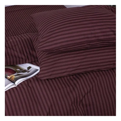 Наволочка MirSon Ranforce Elite 17-0617 Stripe Brown 50х50 см (2200008202491)