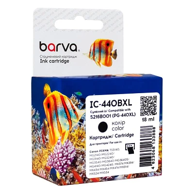 Картридж Barva Canon PG-440 XL (5216B001) 600 c, black (IC-440BXL)