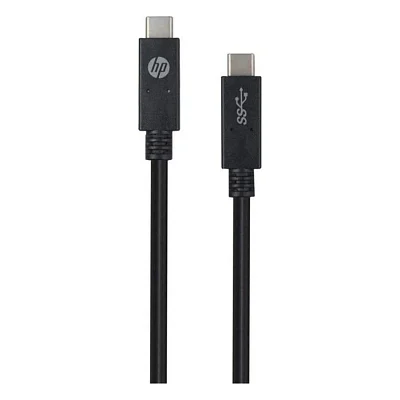 Дата кабель USB-C to USB-C 3A 1.0m HP (HP_DHC-TC111BM-1M)