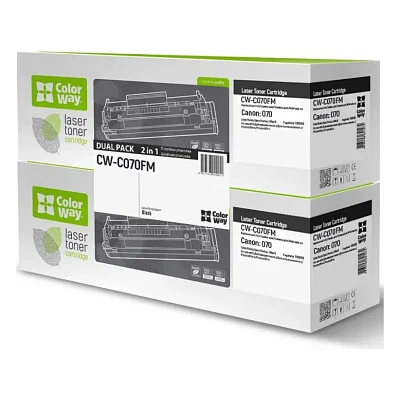 Картридж ColorWay CANON (070) MF461w/463dw/465dw/LBP243dw/246dw DUAL PACK (CW-C070FM)