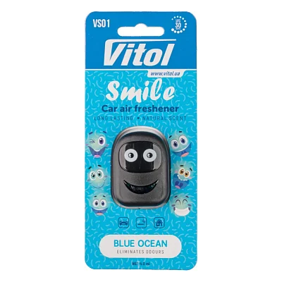 Ароматизатор для автомобіля VITOL Smile Blue Ocean 4мл (VS01)