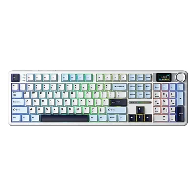 Клавіатура Aula F108 Pro Reaper Switch USB/Bluetooth/2.4G White (6978080501318)