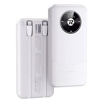 Батарея універсальна Remax RPP-38 20000mAh 22.5W White