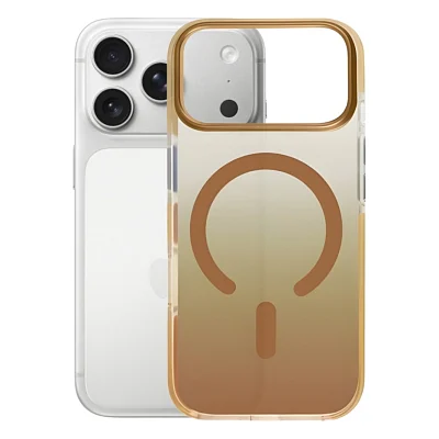 Чохол до мобільного телефона BeCover FIBRA Shock-Proof MagSafe Apple iPhone 17 Pro Gold (715463)