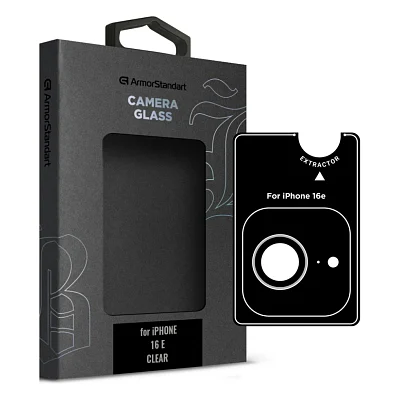 Скло захисне Armorstandart for Camera Supreme BI iPhone 16e Clear (ARM84427)