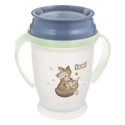 Поїльник-непроливайка Lovi 360 250 мл Night&Day Fox (1/611)