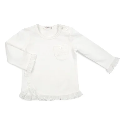Кофта дитяча Breeze з мереживом (10649-80G-cream)