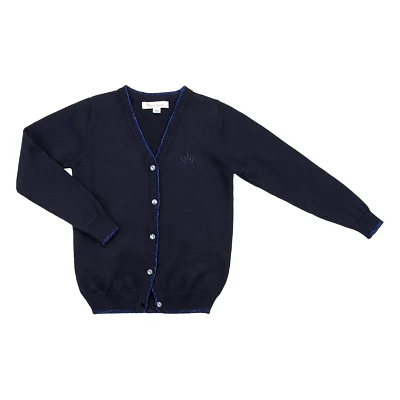 Кофта дитяча Breeze в'язана на гудзиками (V-1306-116G-blue)
