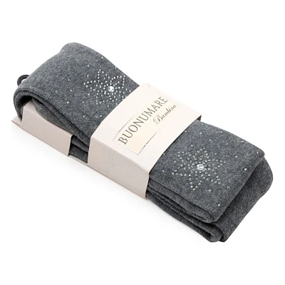Колготки дитячі BNM зі стразами (M0C0302-1090-7G-gray)