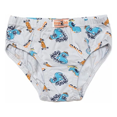 Труси дитячі BiyoKids з динозаврами (2556-104B-gray)
