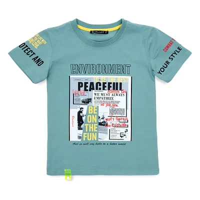 Футболка дитяча Blueland PEACEFUL (11016-110B-mint)