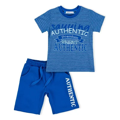 Футболка дитяча Breeze з шортами "AUTHENTIC" (10583-116B-blue)