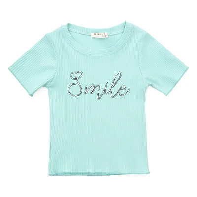 Футболка дитяча Breeze SMILE (18391-152G-mint)