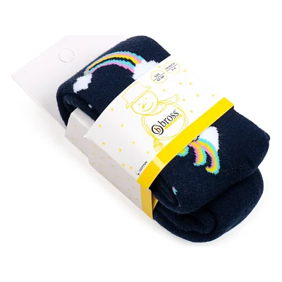 Колготки дитячі Bross з єдинорогом (18499-62G-blue)