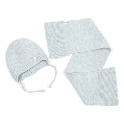 Шапка дитяча Na з шарфом (NA 1177-48-gray)