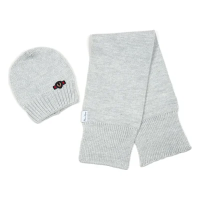 Шапка дитяча Na з шарфом (NA 1188-50-gray)