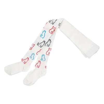 Колготки дитячі UCS Socks з котиком (M0C0301-2295-86G-cream)