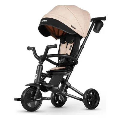 Дитячий велосипед QPlay Nova Niello складаний триколісний Beige (S700-12Nova+EvaBeige)